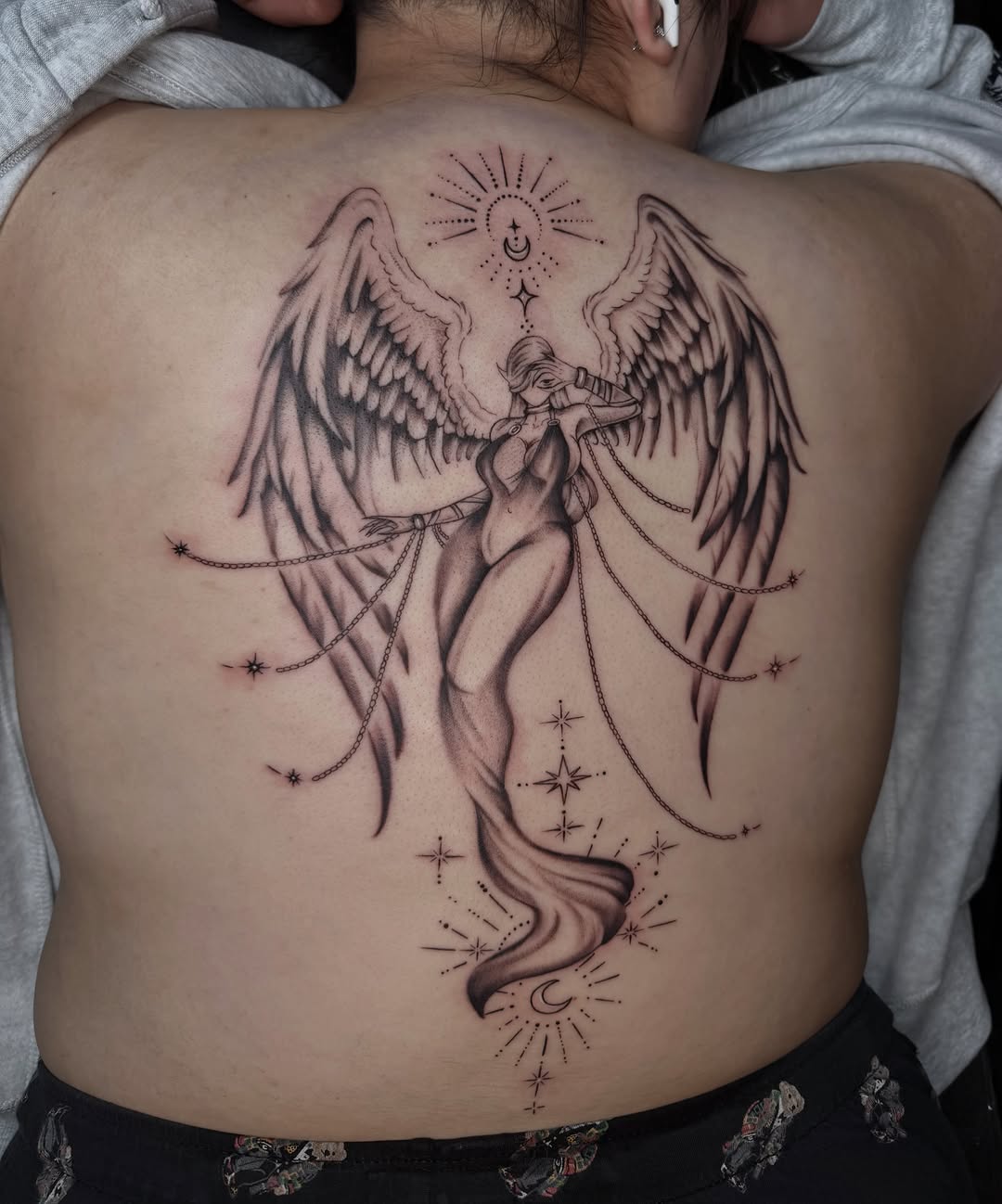 Tattoo by @inkskilla — black_and_grey, fine_line