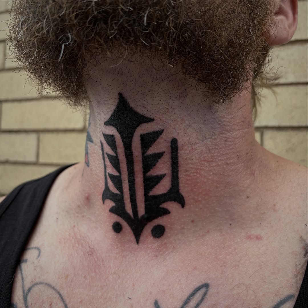 Tattoo by @joel.graytattoos — blackwork, tribal