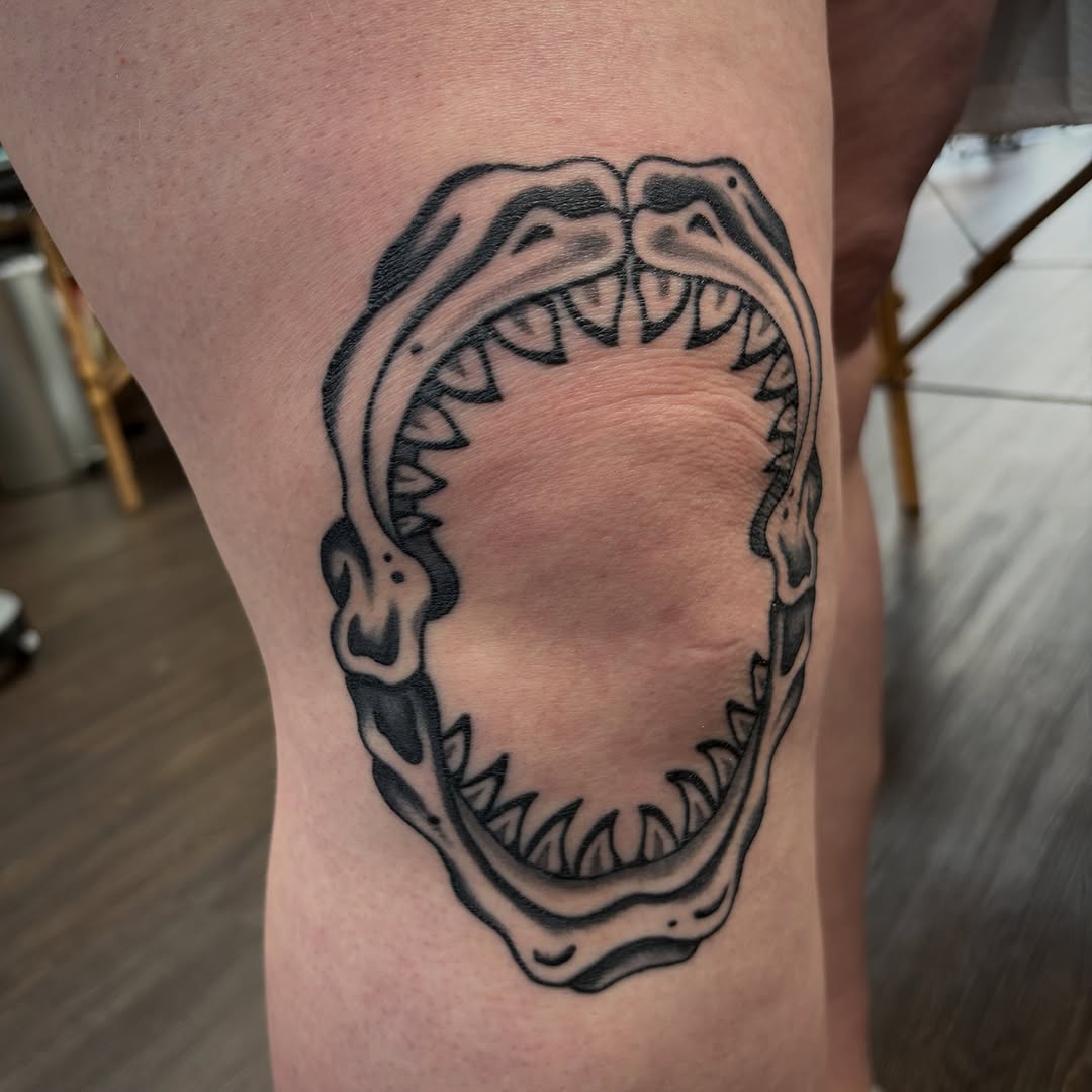 Tattoo by @joel.graytattoos — black_and_grey, neo_traditional