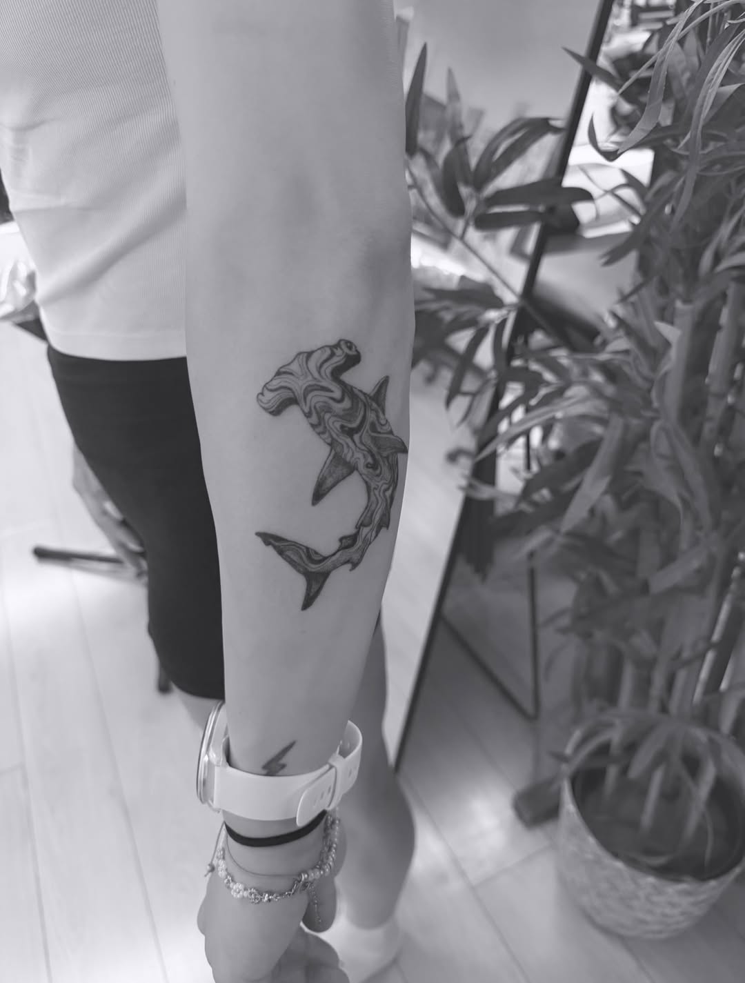 Tattoo by @tiff_for_tatts — black_and_grey, realism