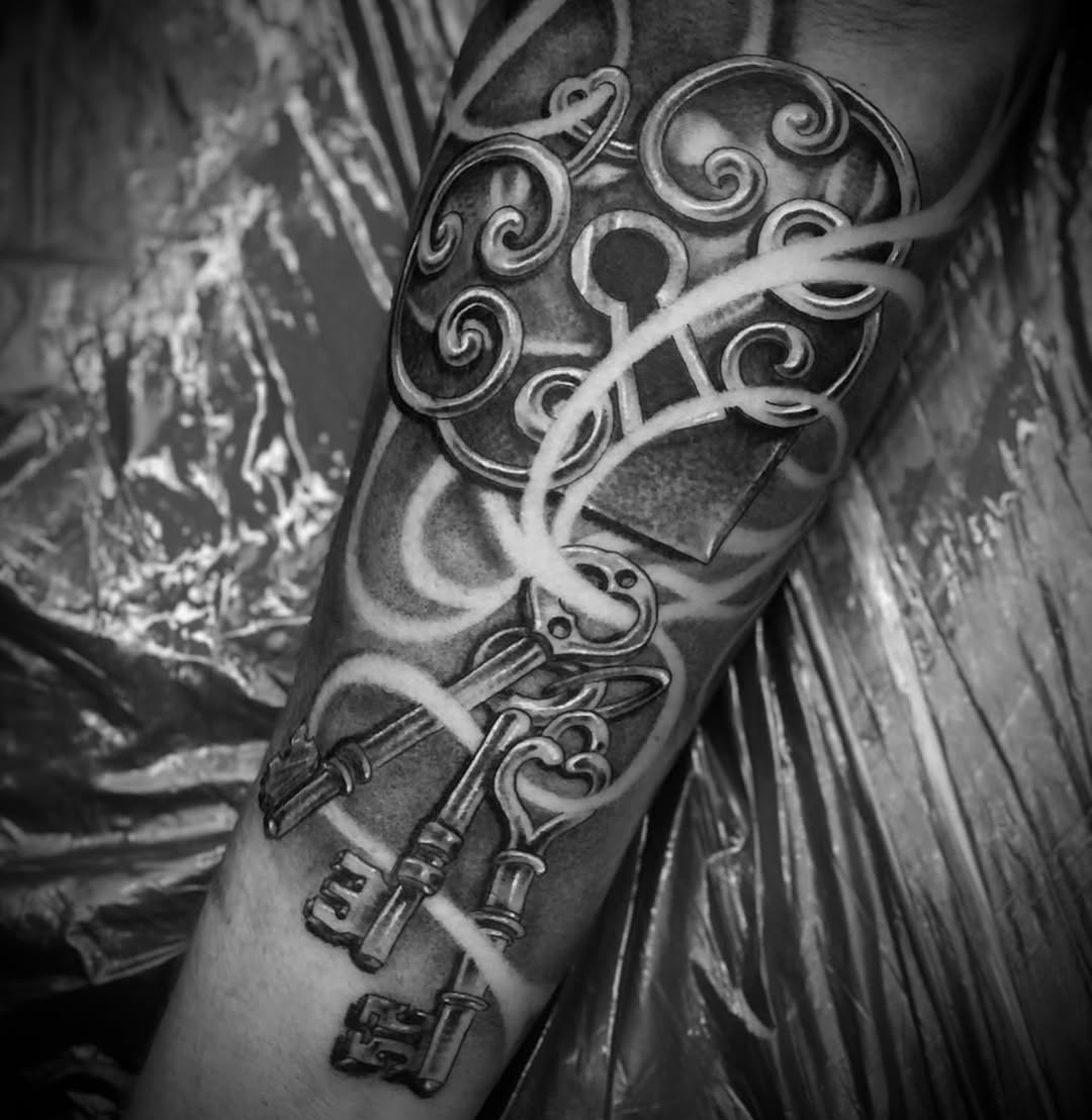 Tattoo by @bigstevelewis — realism, black_and_grey