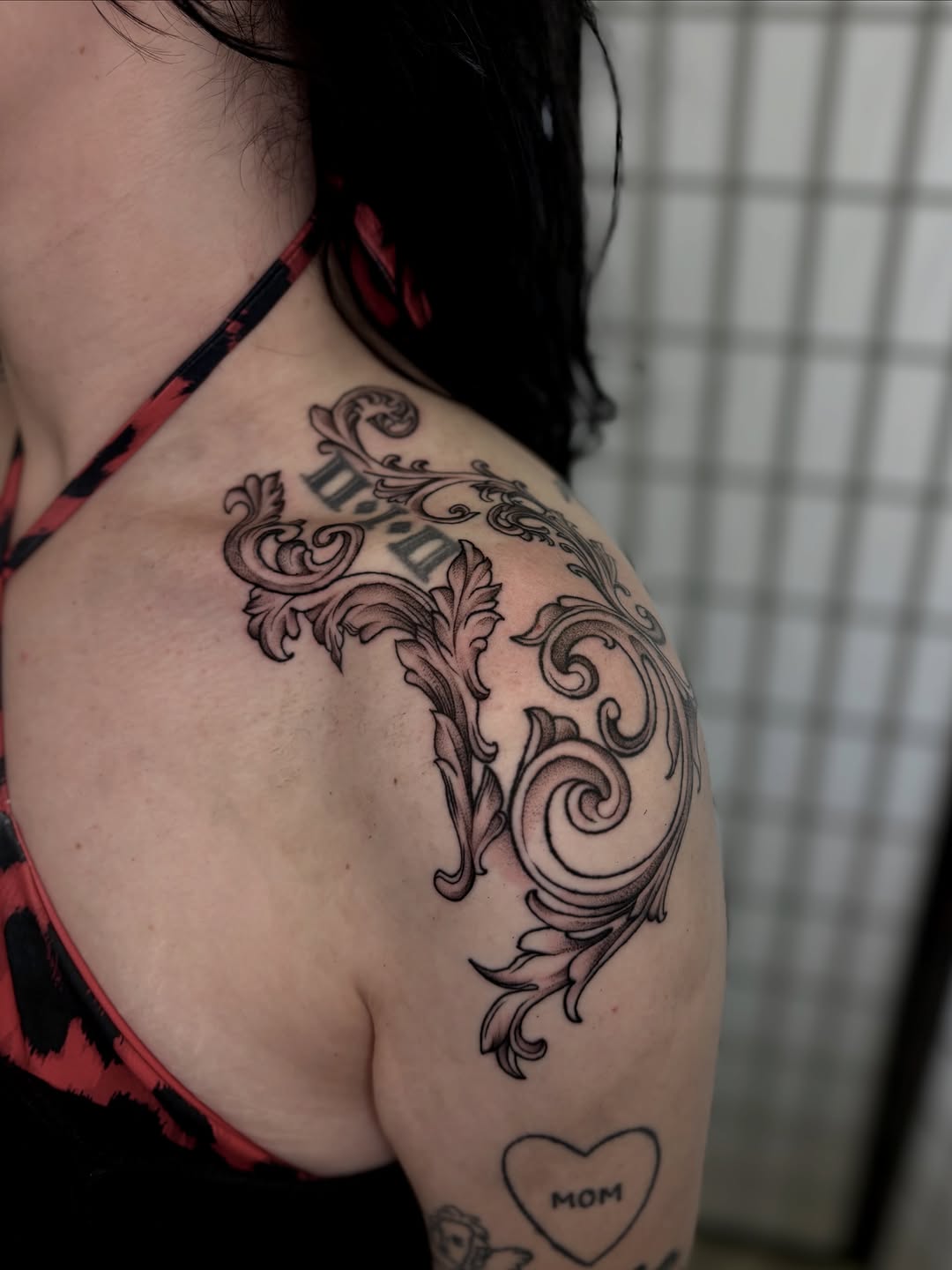 Tattoo by @han_vertal_ink — ornamental, black_and_grey