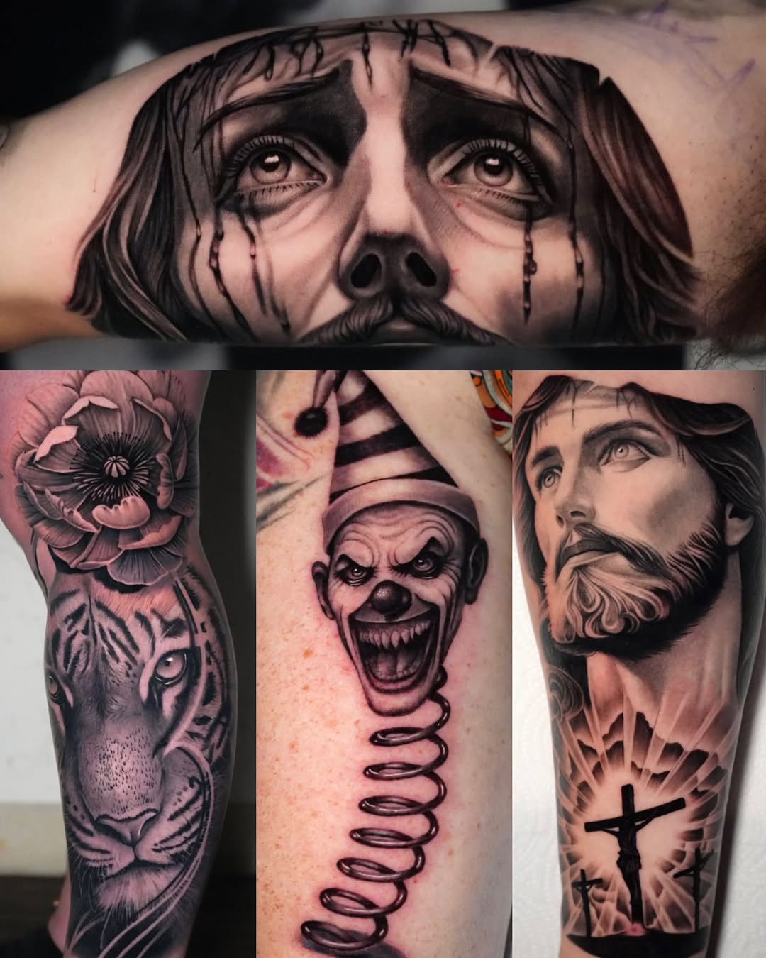 Tattoo by @webbz_tattoos — realism, black_and_grey
