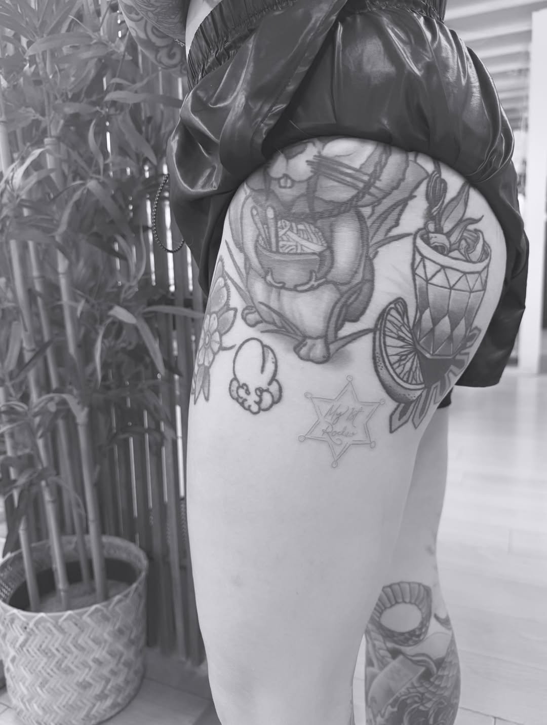 Tattoo by @tiff_for_tatts — black_and_grey, realism