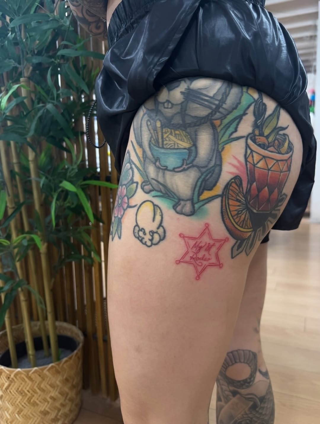 Tattoo by @tiff_for_tatts — new_school, trash_polka