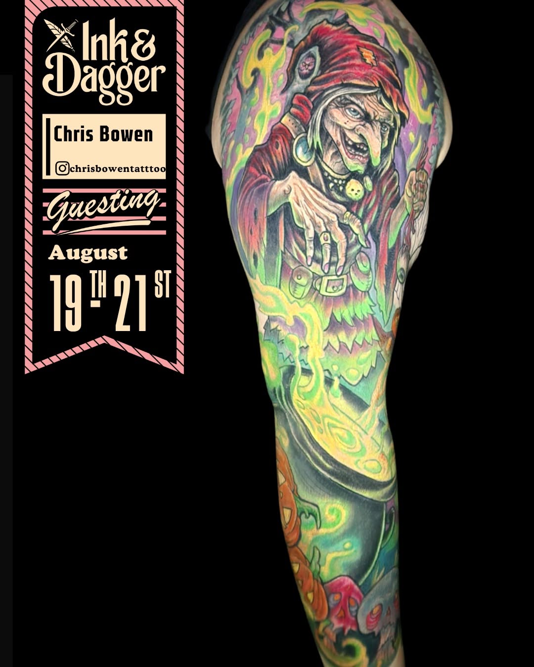 Tattoo by @chrisbowentattoo — new_school, realism