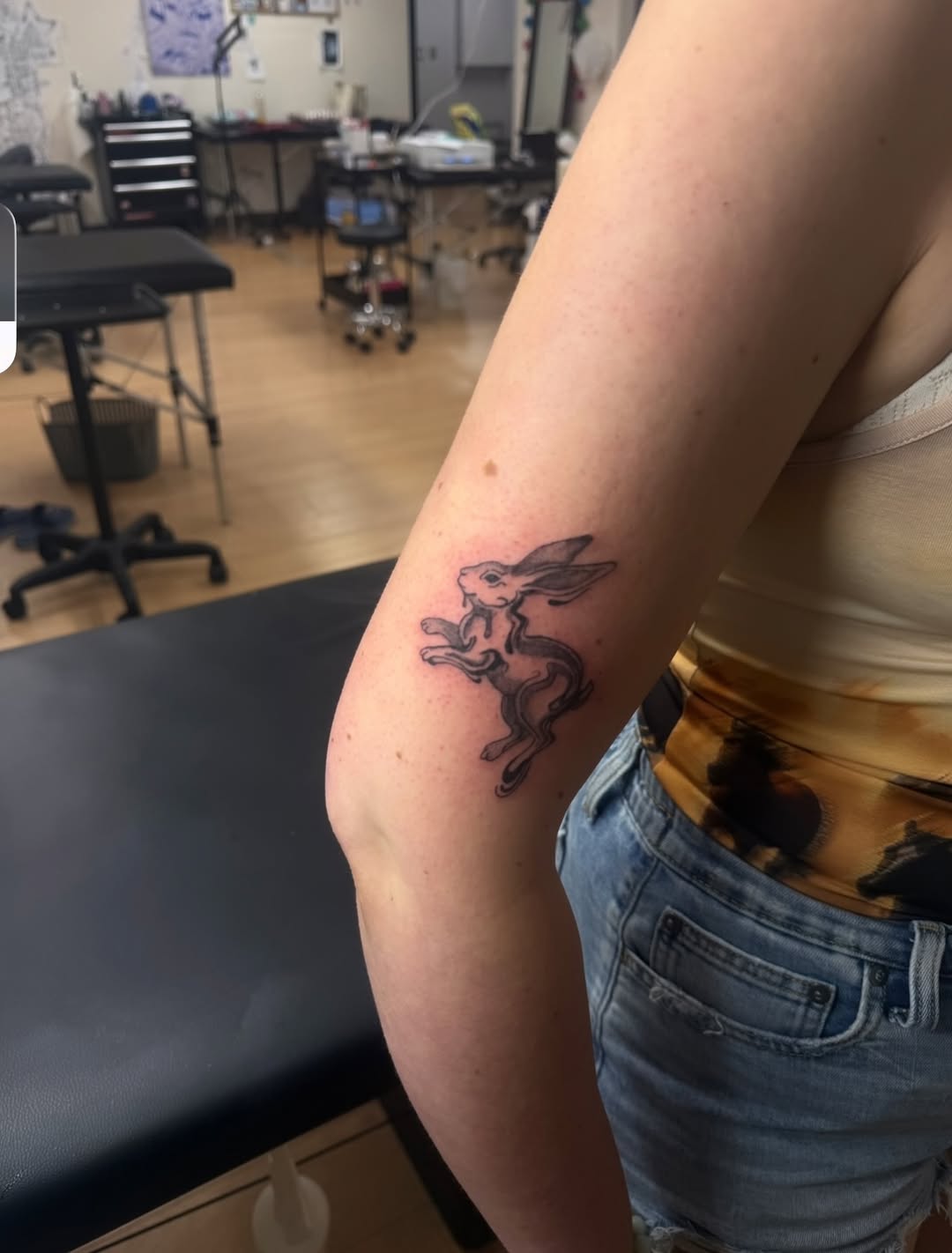 Tattoo by @tiff_for_tatts — fine_line, black_and_grey