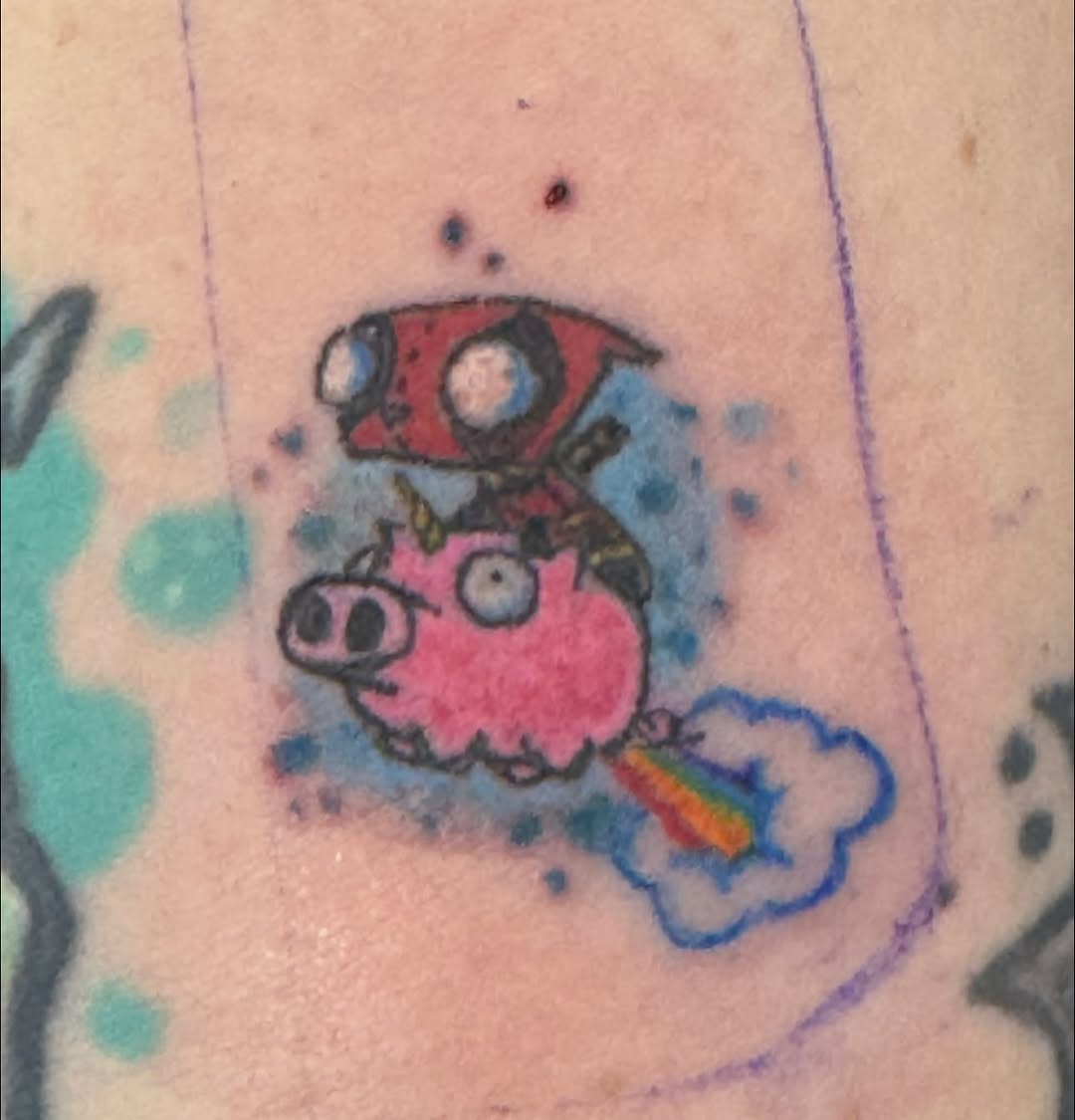 Tattoo by @sheffieldink — new_school, anime