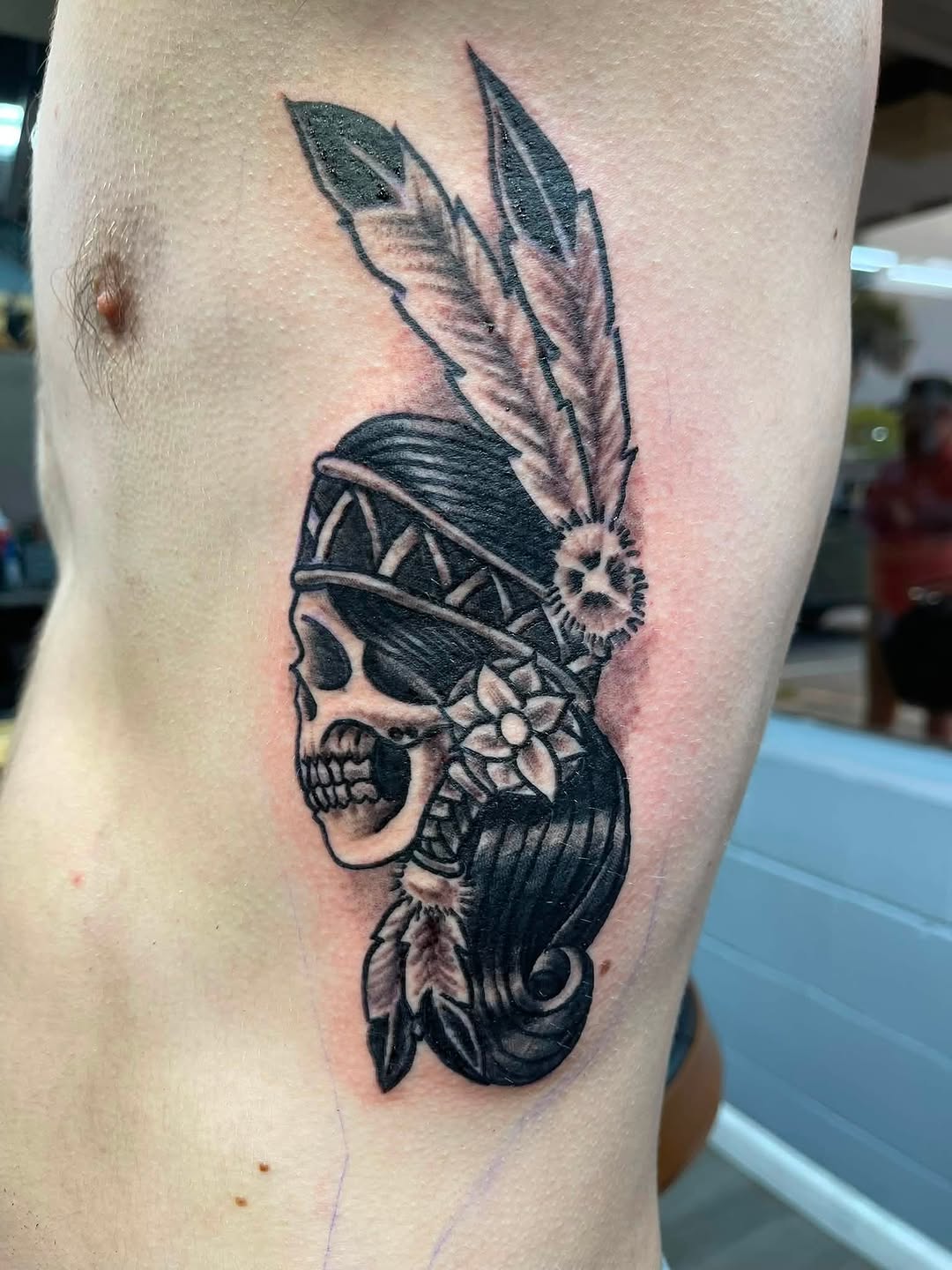 Tattoo by @sheffieldink — american_traditional, black_and_grey