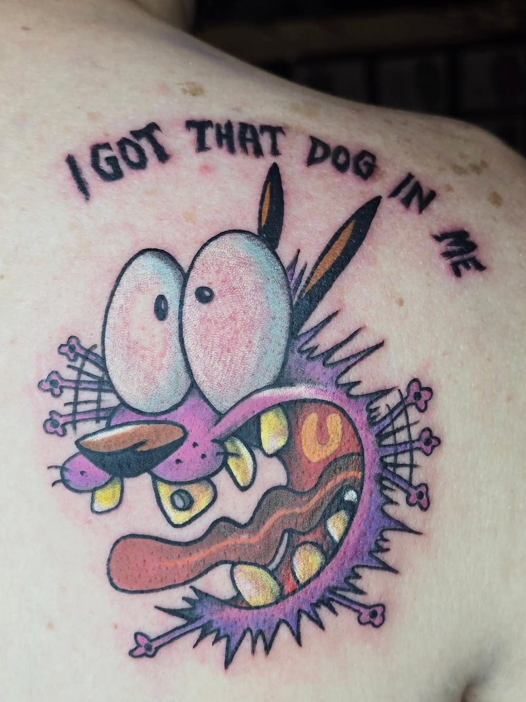 Tattoo by @rachel.tattoos โ new_school, lettering_script