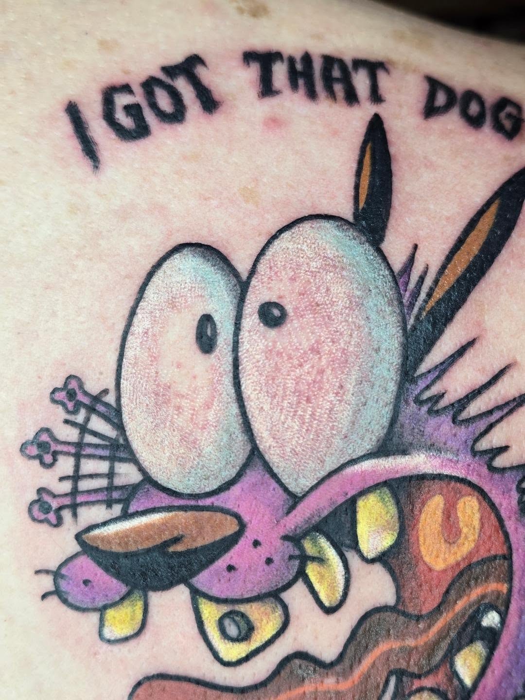 Tattoo by @rachel.tattoos โ new_school, lettering_script