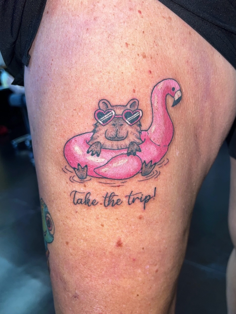 Tattoo by @lilylaurilatattoos β new_school, lettering_script