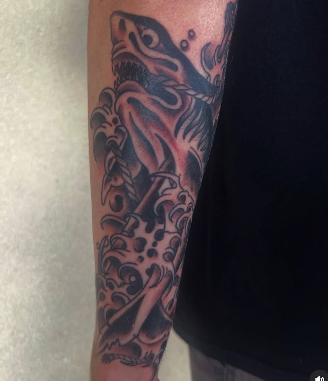 Tattoo by @max_aaron_tat2 — japanese_irezumi, black_and_grey