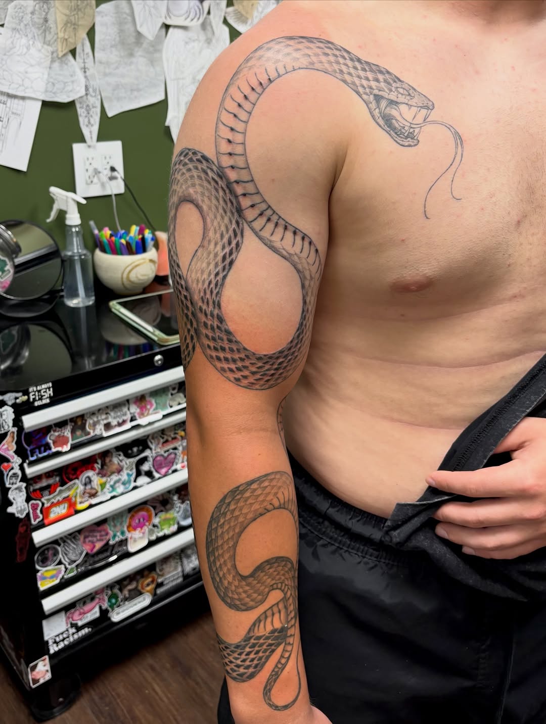 Tattoo by @sydhonn — realism, black_and_grey