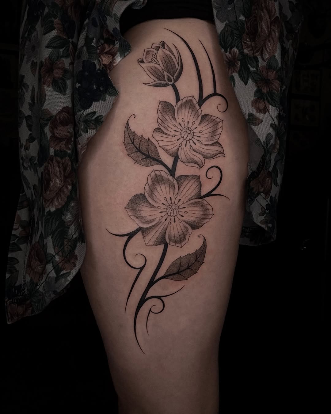 Tattoo by @jakeryantats — black_and_grey, ornamental
