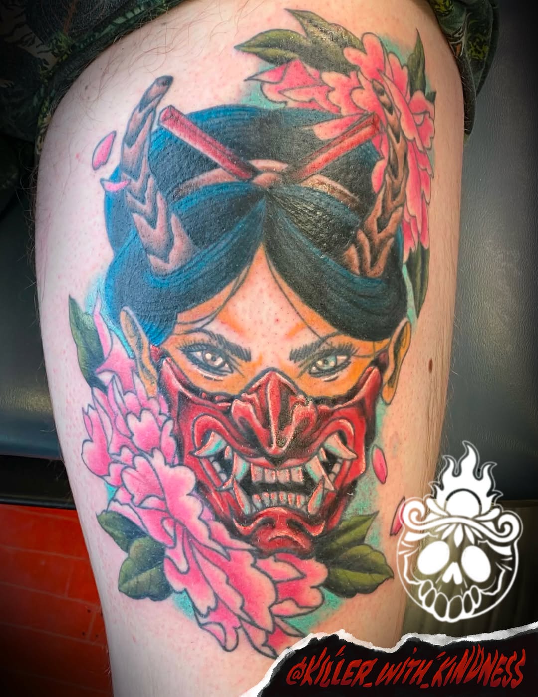 Tattoo by @killer_with_kindness — japanese_irezumi, neo_traditional