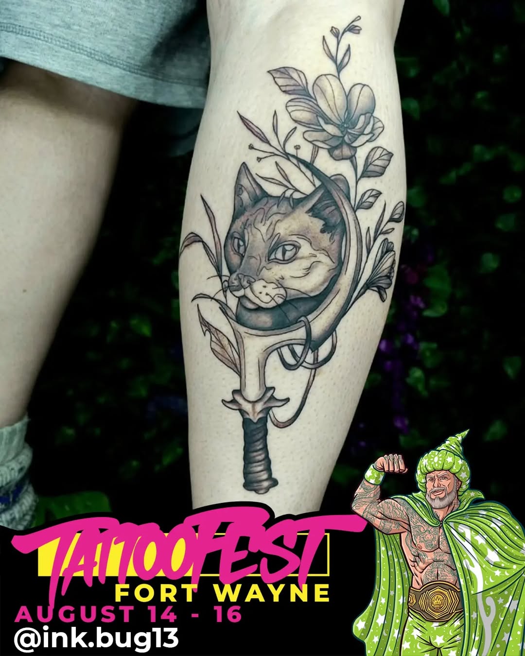 Tattoo by @ink.bug13 — black_and_grey, realism