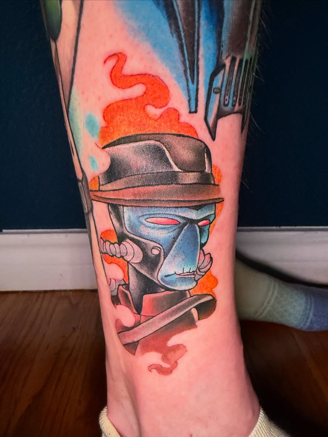 Tattoo by @erintattoos — new_school, trash_polka