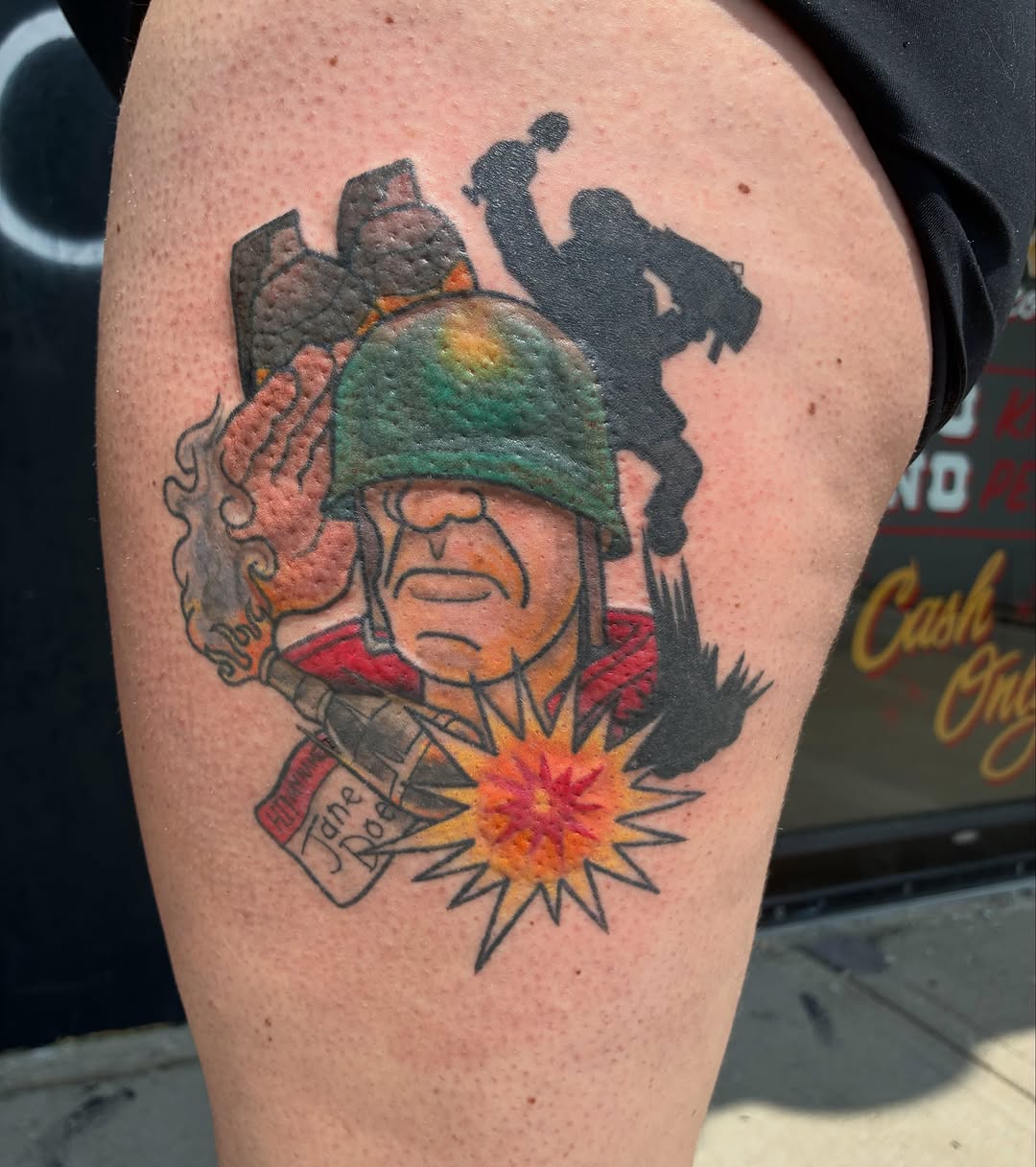 Tattoo by @hit_and_run_tattoo_ — new_school