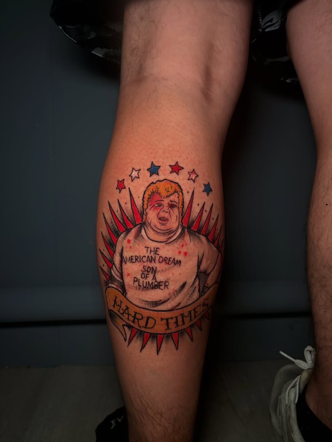 Tattoo by @arrieta.damian_tattoo โ american_traditional, lettering_script