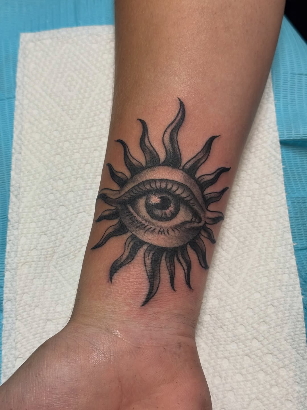 Tattoo by @inkcmob — black_and_grey, realism