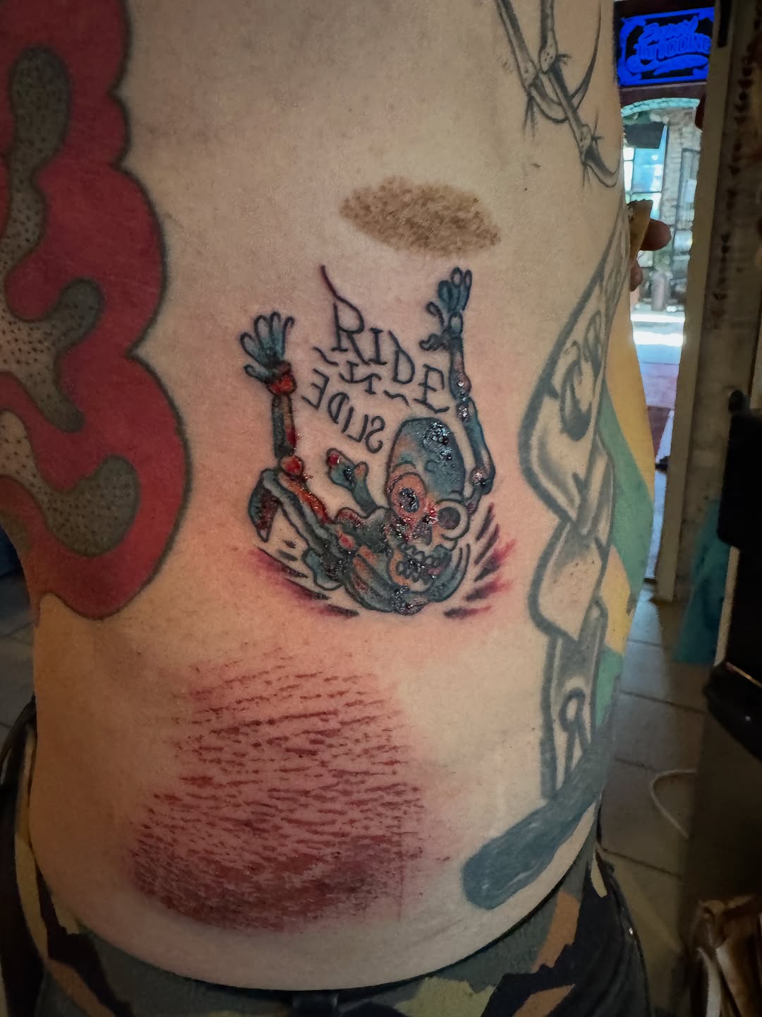 Tattoo by @inkcmob — new_school, chicano