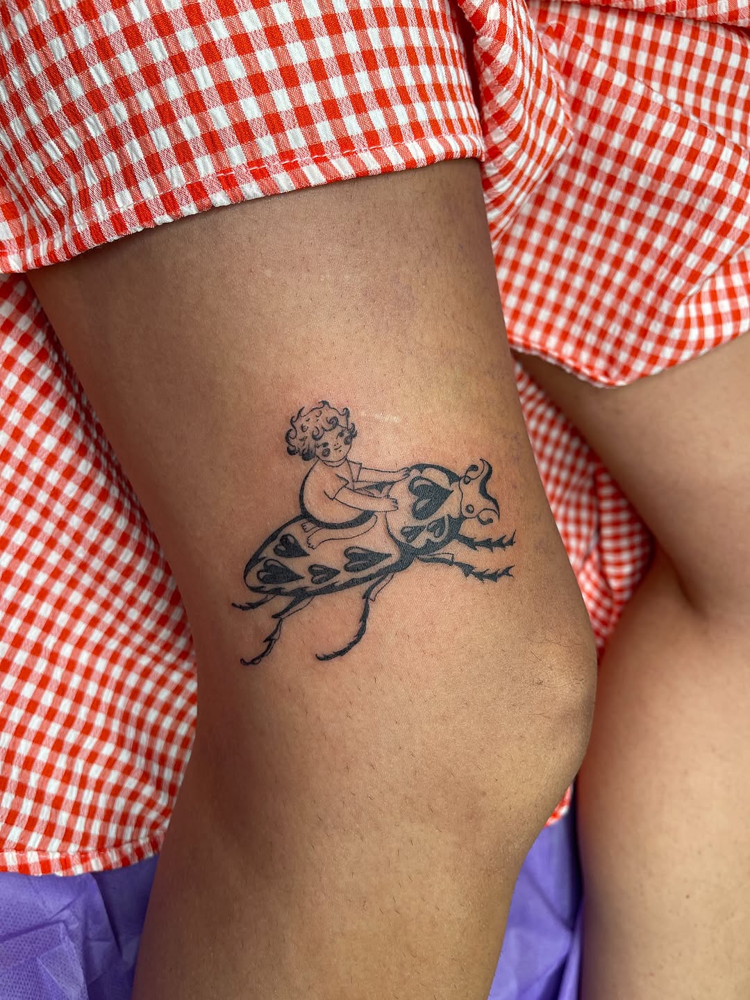 Tattoo by @pineneedlestattoo — illustrative, black_and_grey