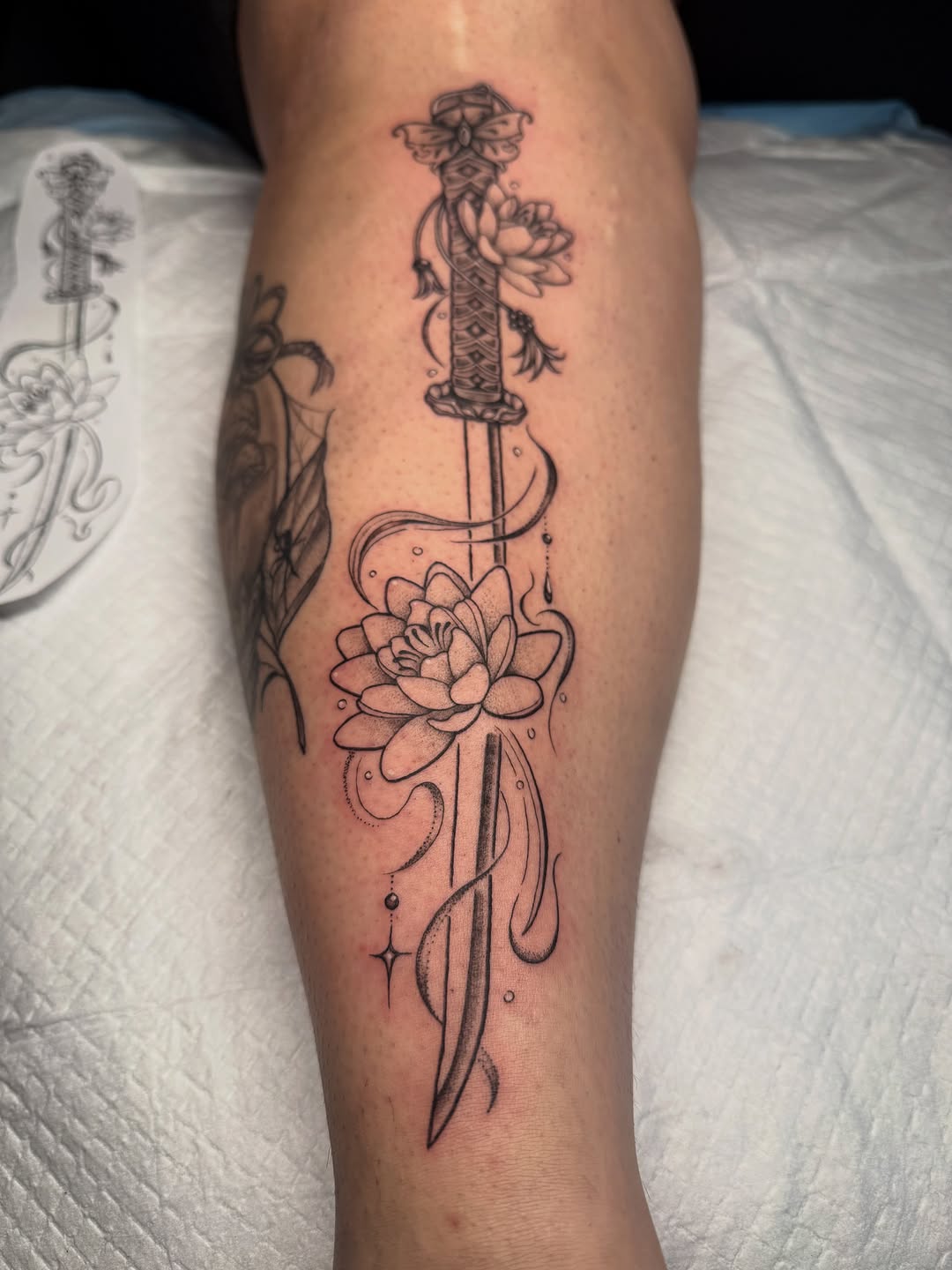 Tattoo by @seenaink — fine_line, black_and_grey