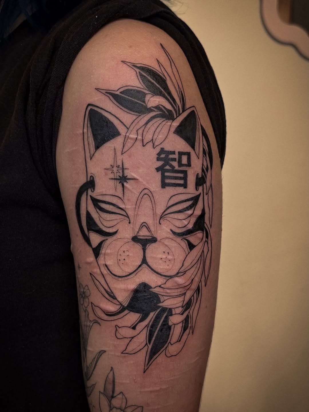 Tattoo by @samishii.ttt — blackwork, japanese_irezumi