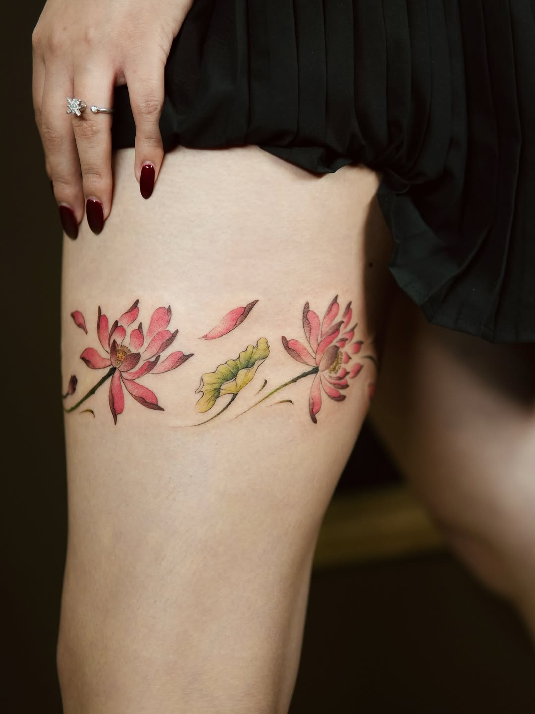 Tattoo by @chanchan.tatts — fine_line, watercolor