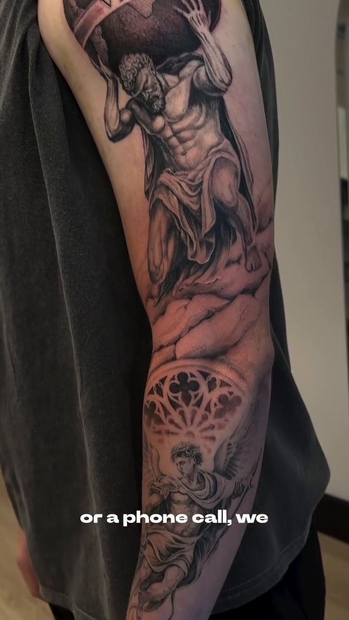 Tattoo by @jackcalliertattoos โ realism, black_and_grey