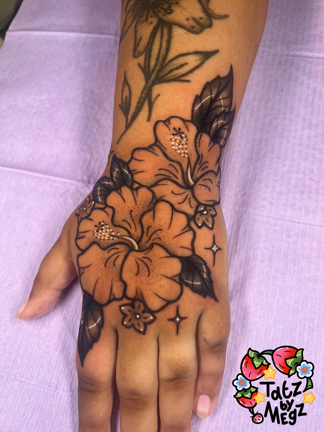 Tattoo by @tatzbymegz β neo_traditional, black_and_grey