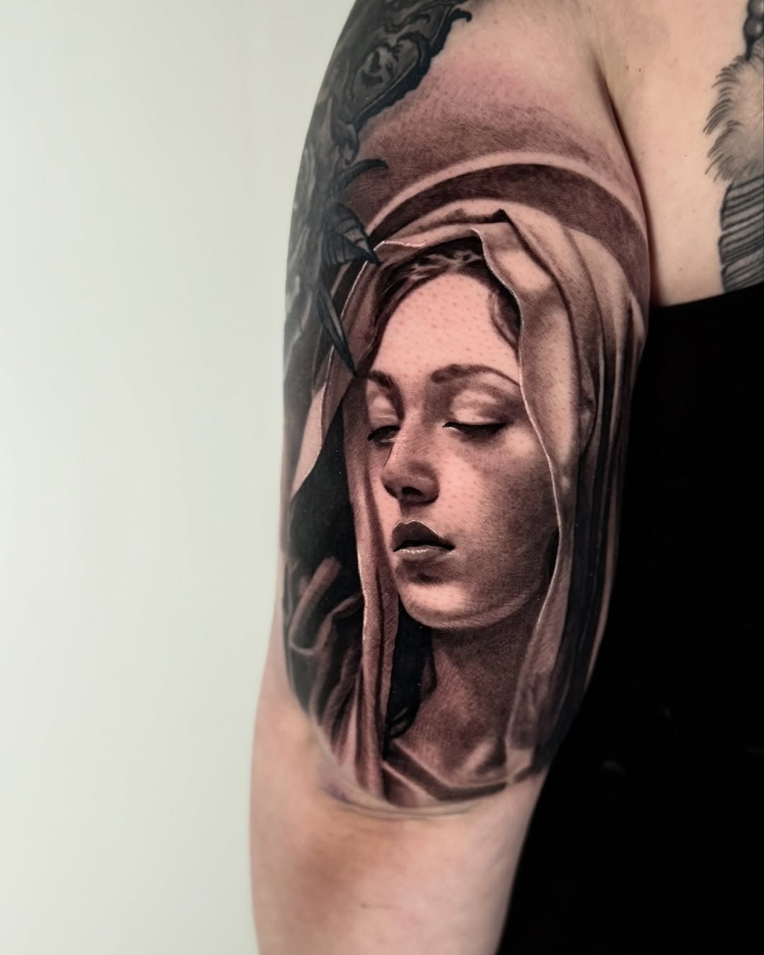 Tattoo by @m.bakerink — realism, black_and_grey