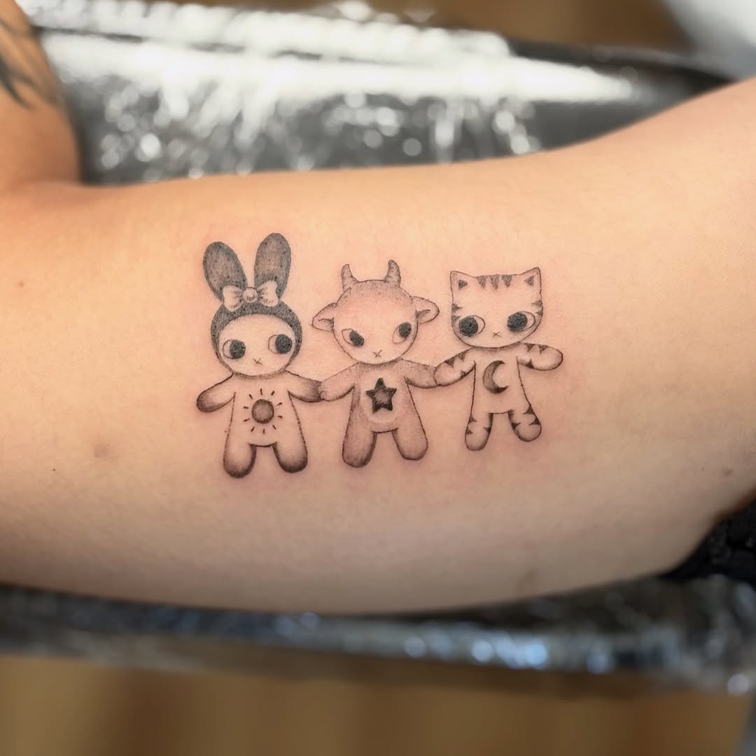 Tattoo by @mijita_tatz — fine_line, black_and_grey