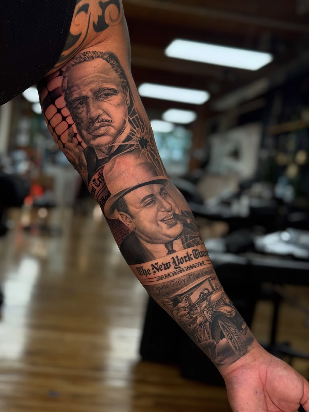 Tattoo by @tan_hope_mm — realism, black_and_grey