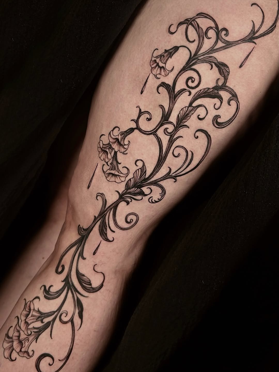 Tattoo by @pixisoda โ black_and_grey, ornamental