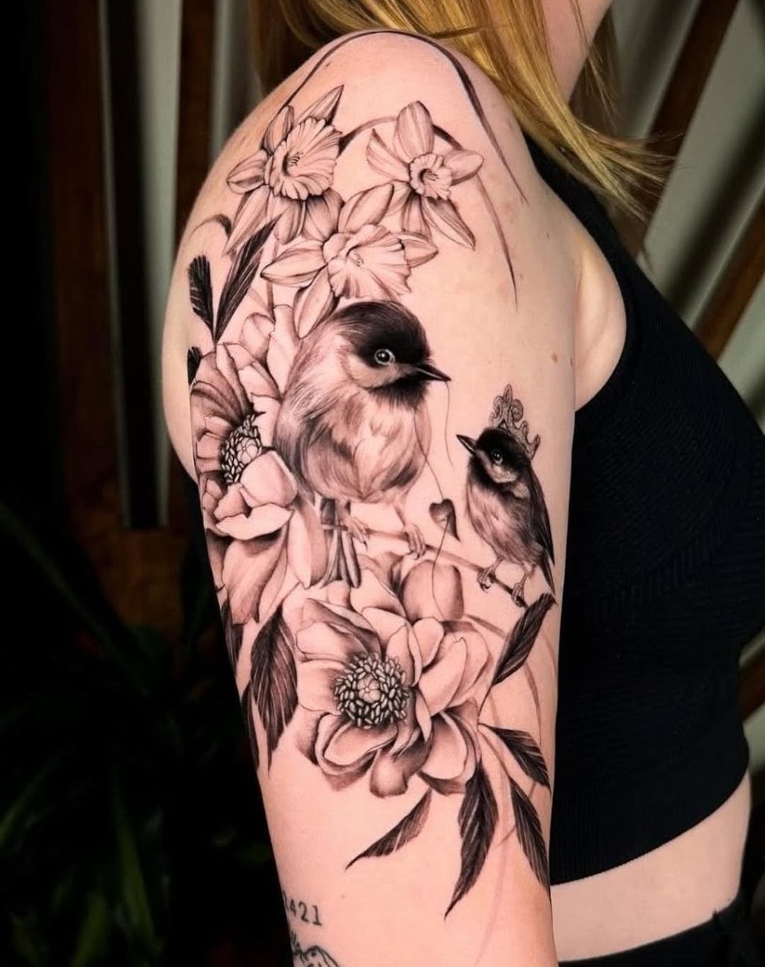 Tattoo by @dre.dayli โ realism, black_and_grey