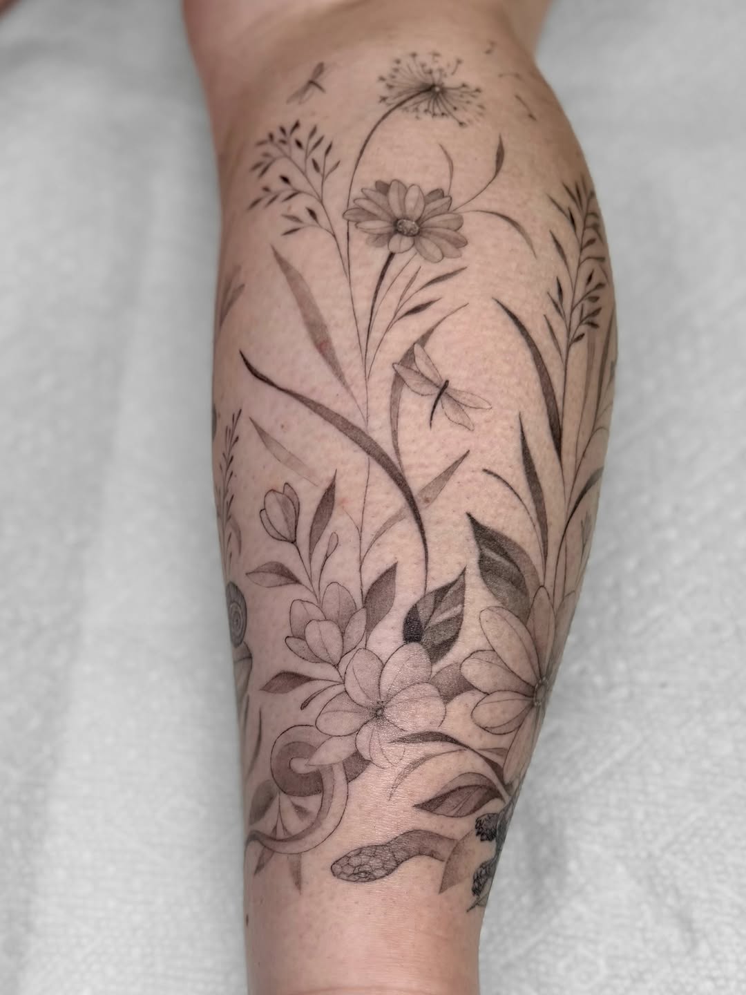 Tattoo by @jaxntheboxtattoos โ fine_line, black_and_grey