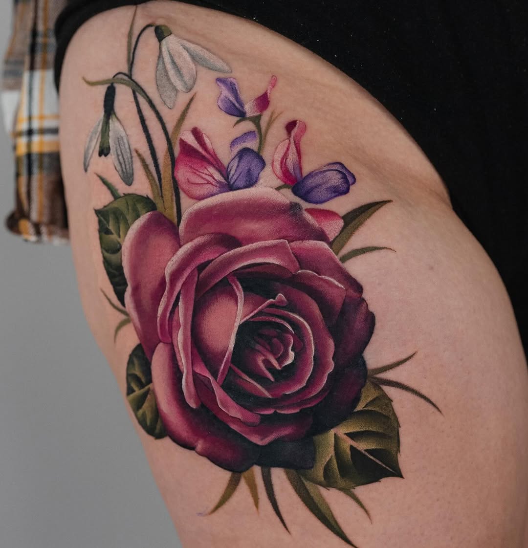 Tattoo by @_vividdreams โ realism, fine_line