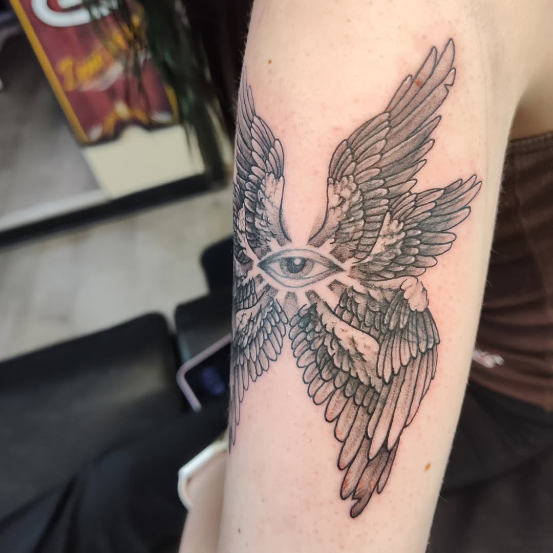 Tattoo by @art_from_planetmercury — black_and_grey, realism