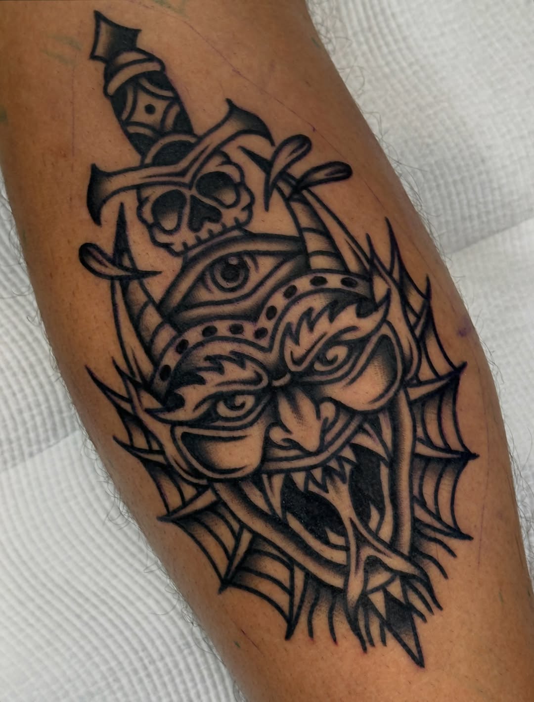 Tattoo by @koonta_tattoo — american_traditional, black_and_grey