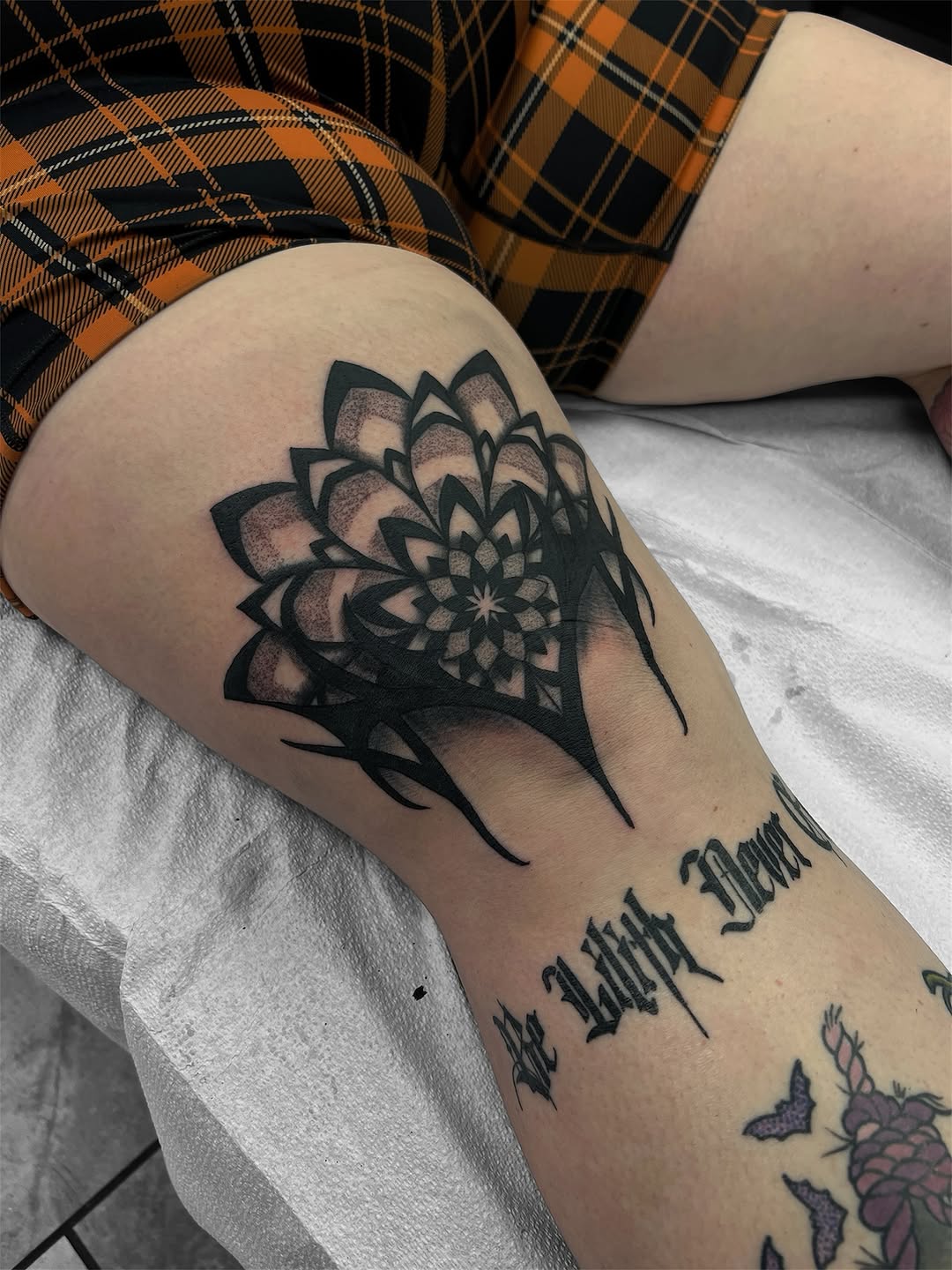 Tattoo by @brittanygoff_tattoos — geometric, blackwork