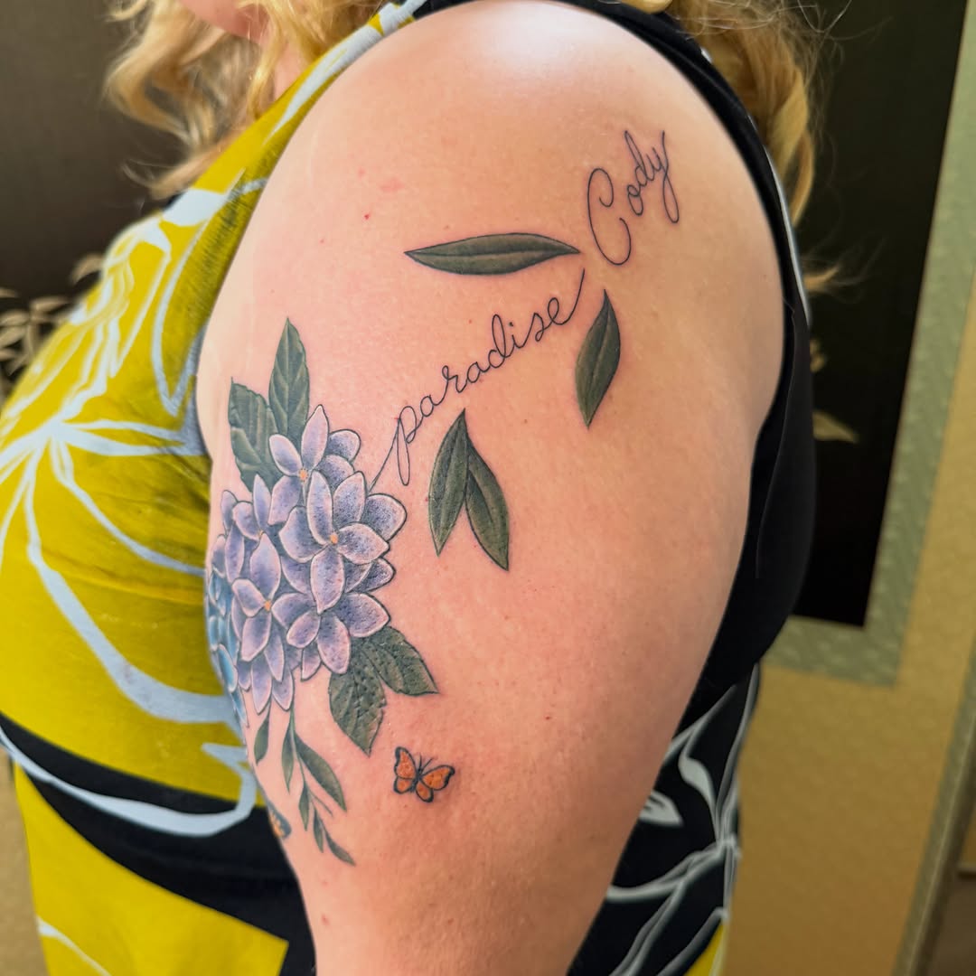 Tattoo by @tattoos_by_dustin — fine_line, lettering_script