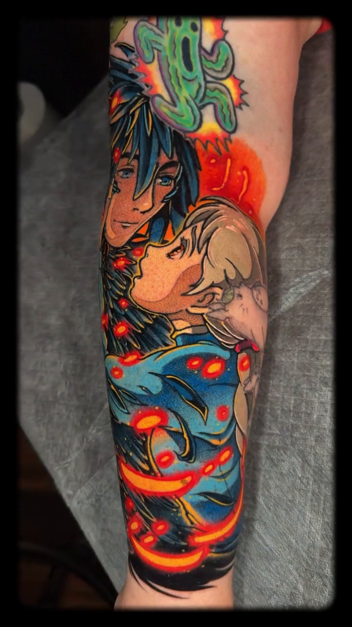 Tattoo by @ali_tattoos — anime, new_school
