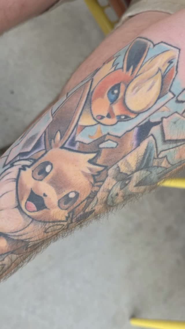 Tattoo by @coryhandtattoos โ anime