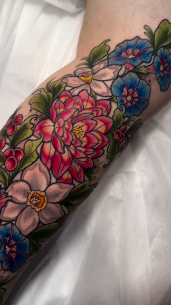 Tattoo by @elegantlyinking โ neo_traditional, realism