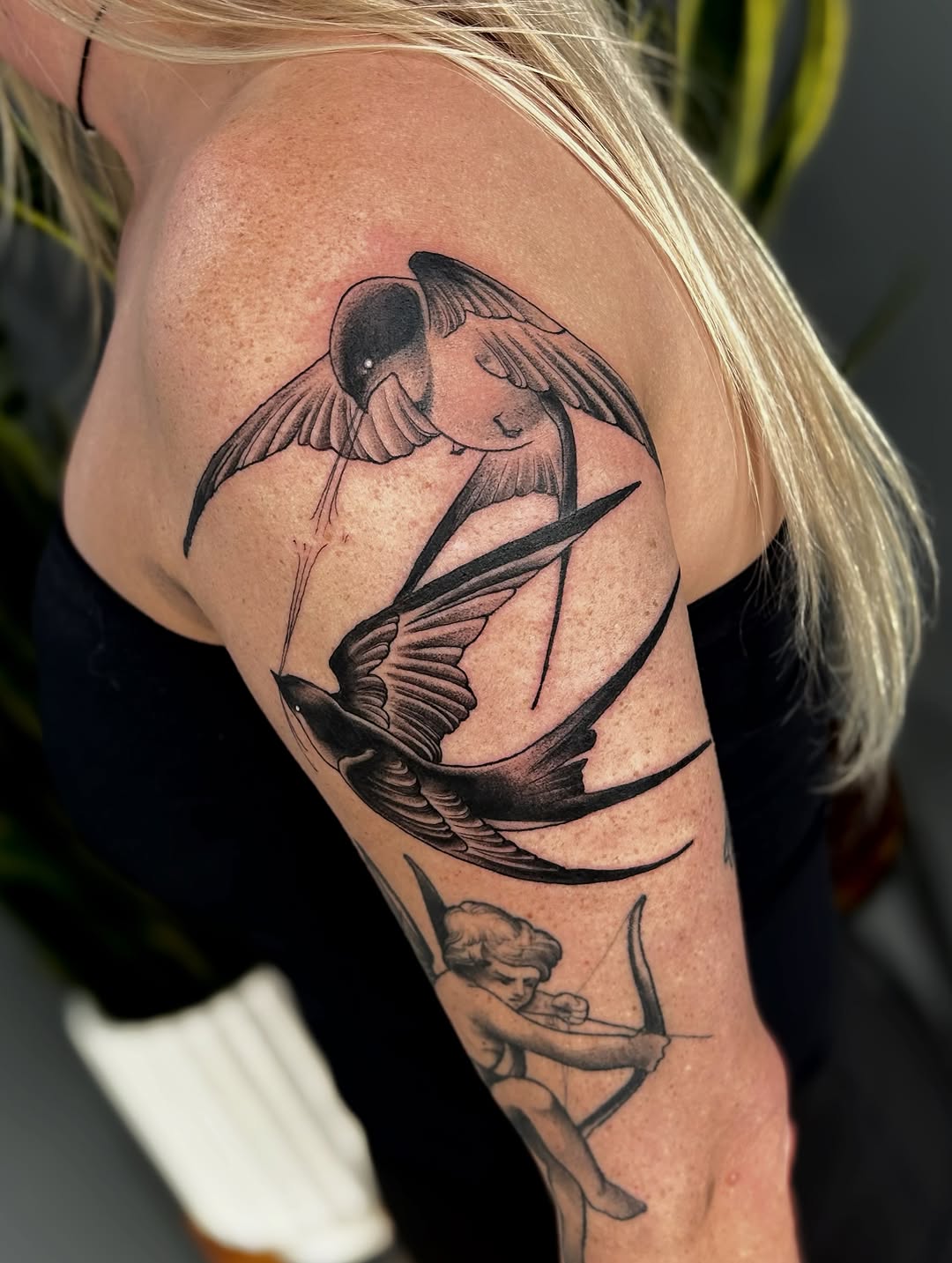 Tattoo by @obiecruztattoo — black_and_grey, realism