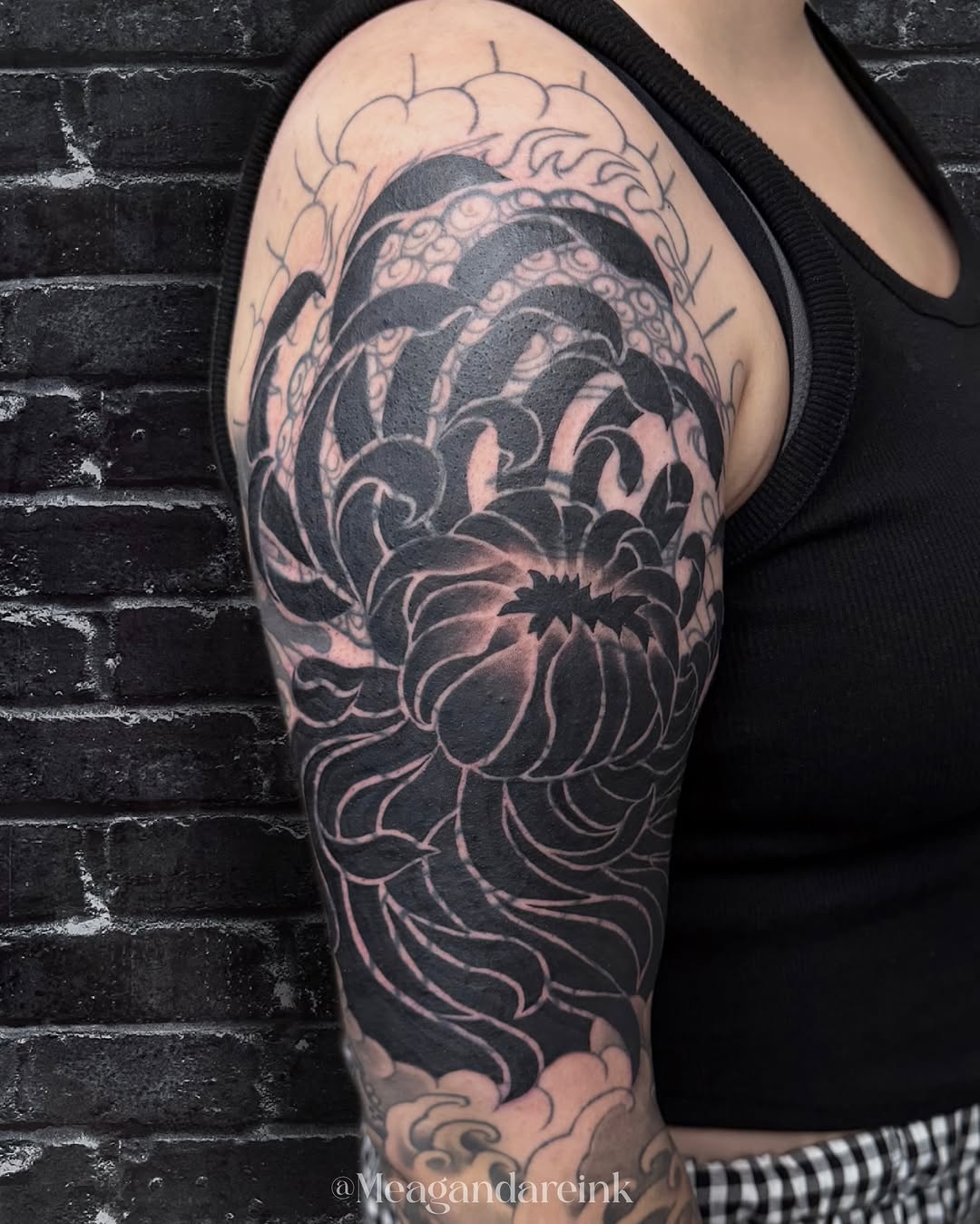 Tattoo by @meagandareink — japanese_irezumi, blackwork