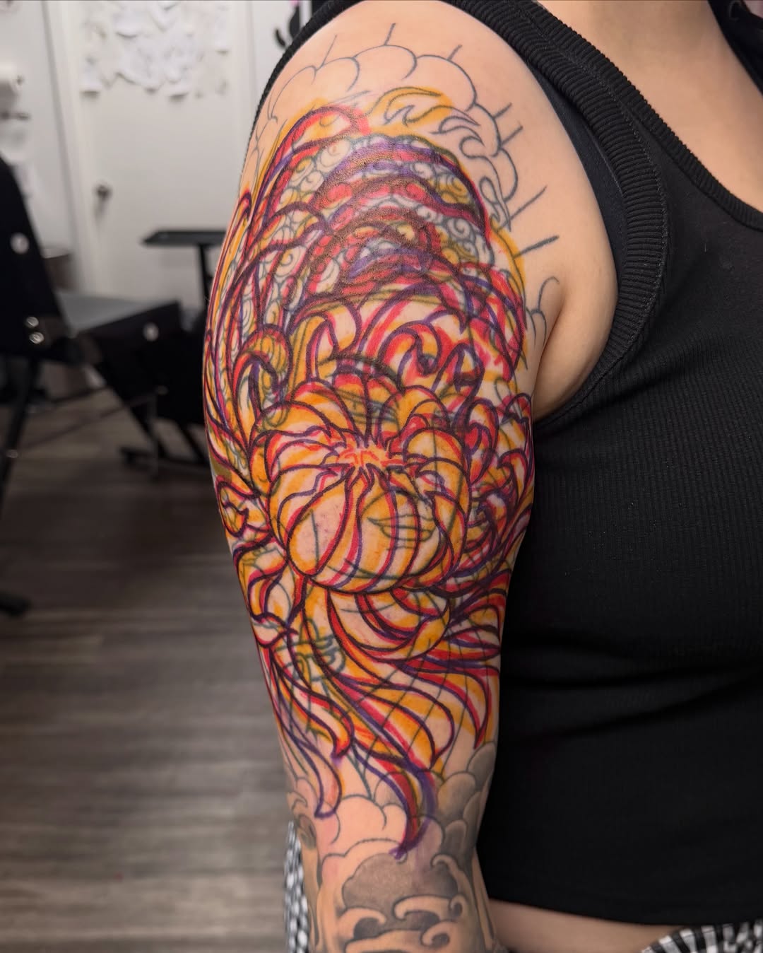 Tattoo by @meagandareink — japanese_irezumi, trash_polka