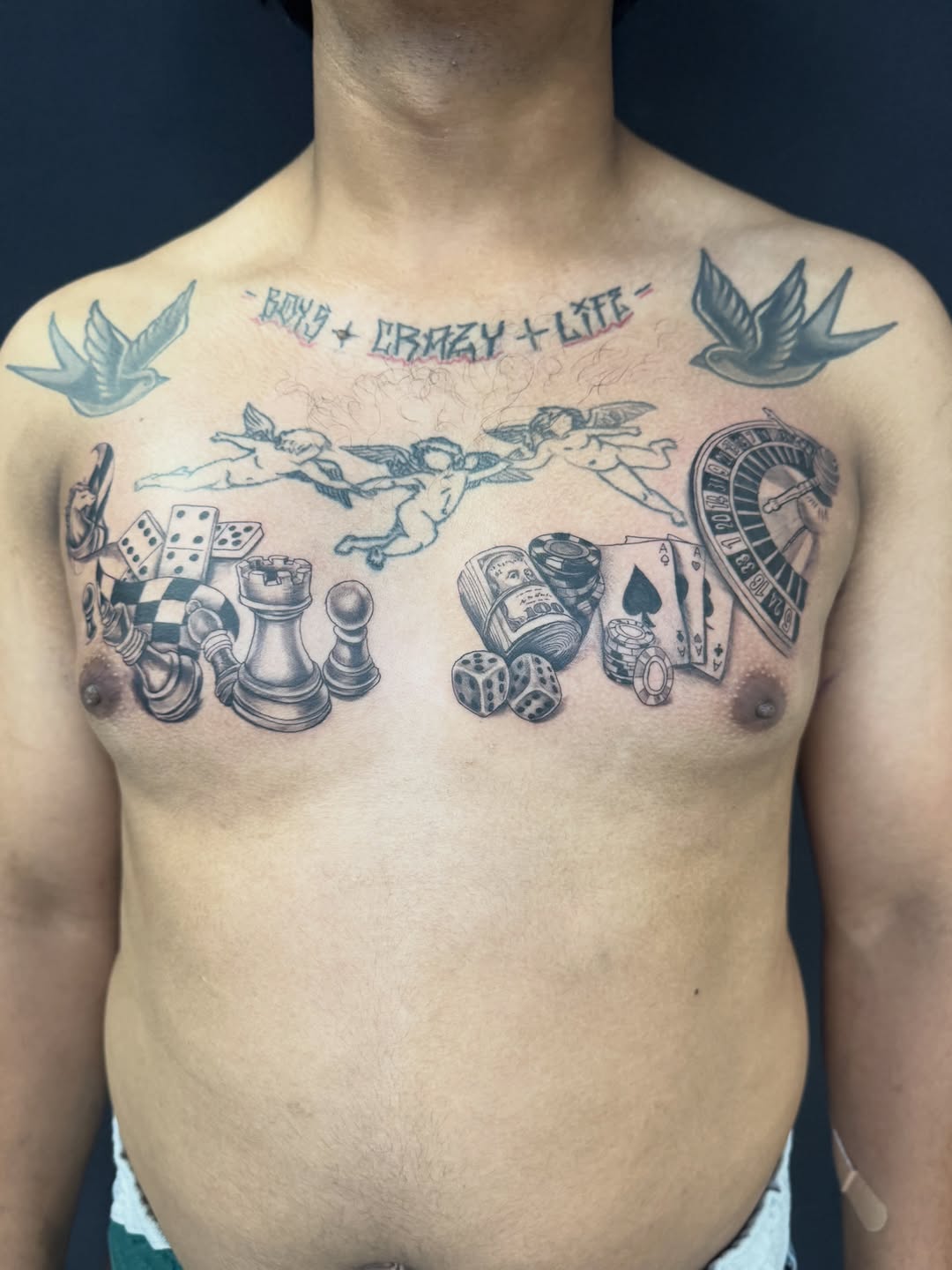 Tattoo by @beth.tattooink — black_and_grey, lettering_script